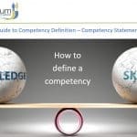 Define competency - statements that work